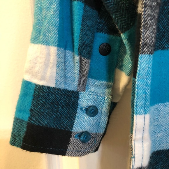 NEW-Ocean Current-Soft Cotton Flannel Shirt-Sz M - Picture 4 of 5